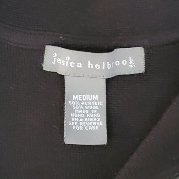 Jessica Holbrook Black Duster Cardigan - IN STYLE NOW - Picture 8 of 10